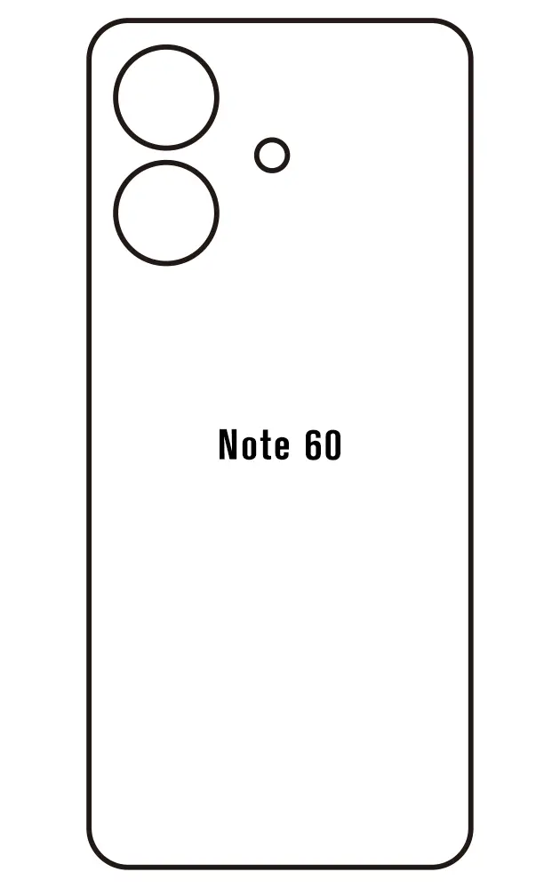 Realme Note 60 Zadní Hydrogel ochranná fólie