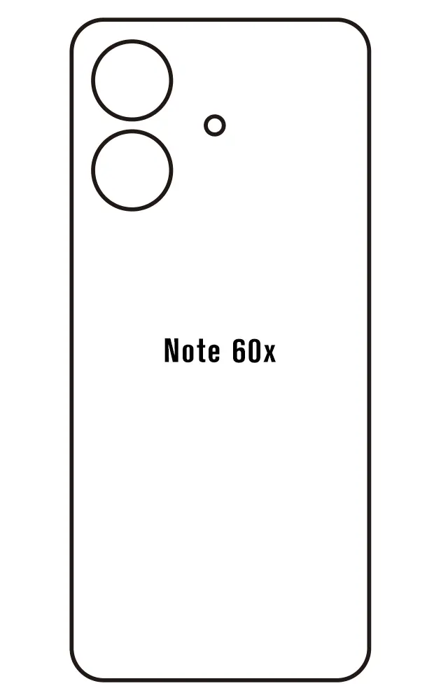 Realme Note 60x Zadní Hydrogel ochranná fólie