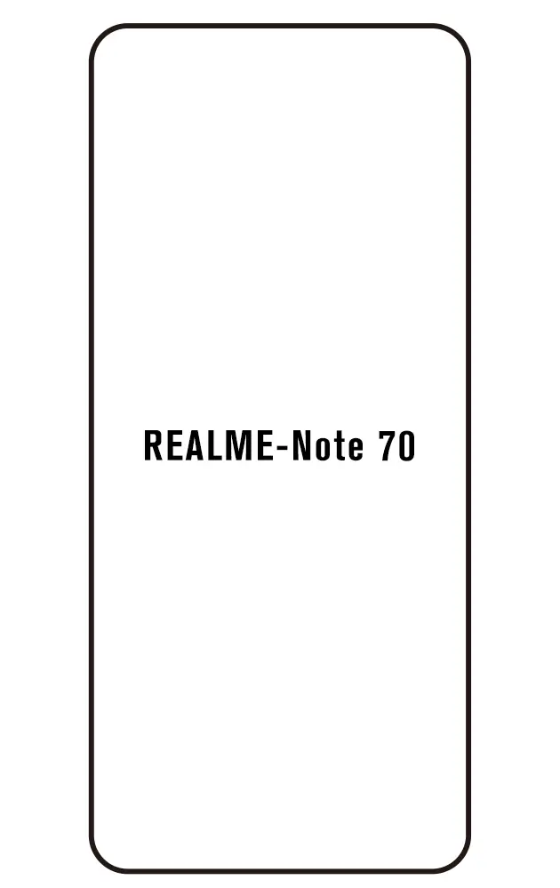 Realme Note 70 Přední Hydrogel ochranná fólie