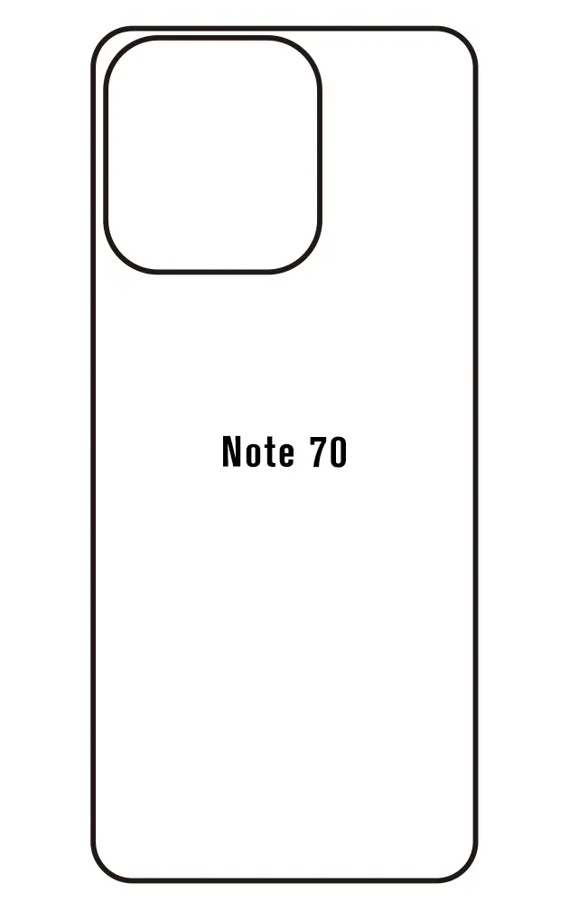 Realme Note 70 Zadní Hydrogel ochranná fólie