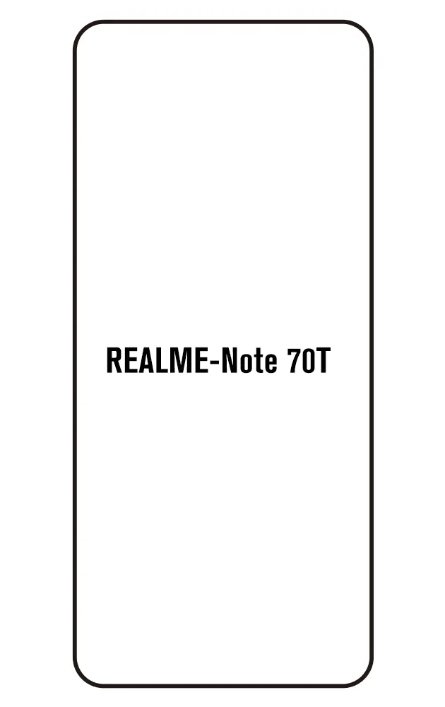 Realme Note 70T Přední Hydrogel ochranná fólie
