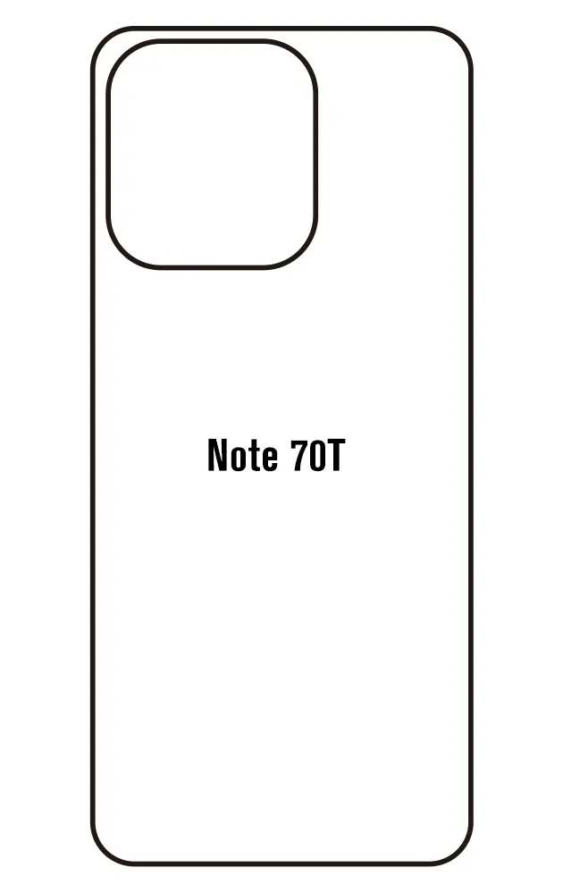 Realme Note 70T Zadní Hydrogel ochranná fólie