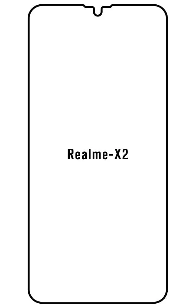 Realme X2 Přední Hydrogel ochranná fólie