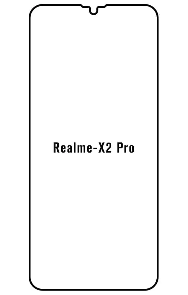 Realme X2 Pro Přední Hydrogel ochranná fólie
