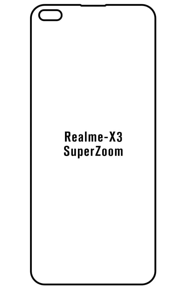 Realme X3 SuperZoom Přední Hydrogel ochranná fólie