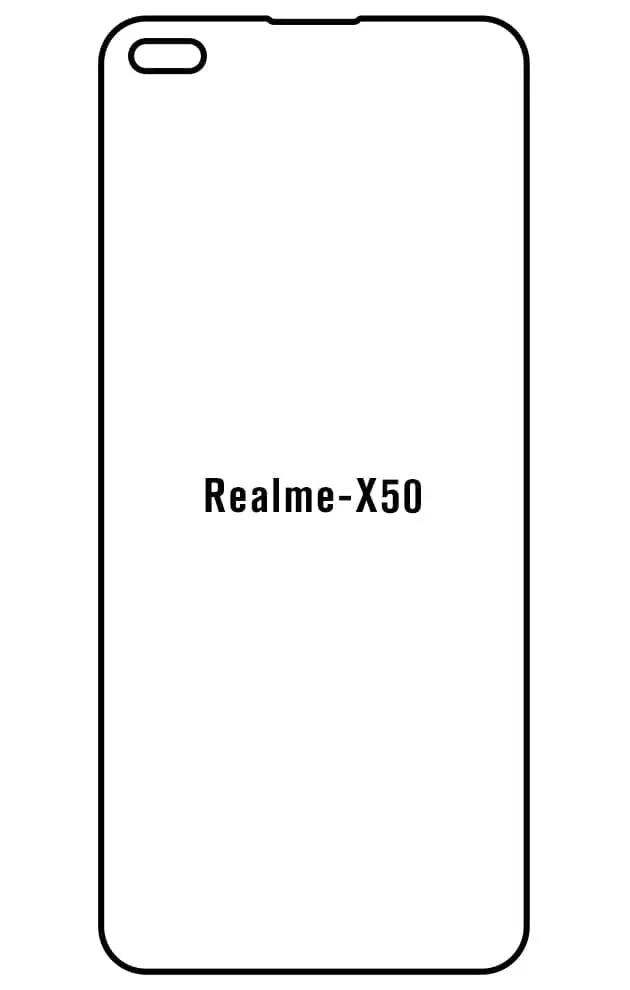 Realme X50 Přední Hydrogel ochranná fólie