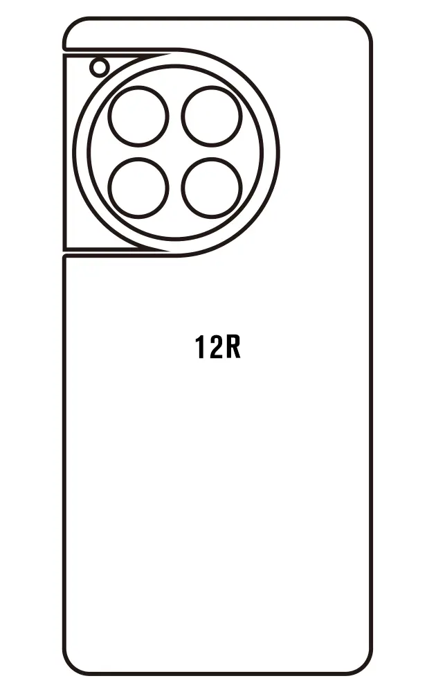 OnePlus 12R Zadní Hydrogel ochranná fólie