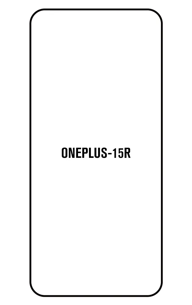 OnePlus 15R Přední Hydrogel ochranná fólie