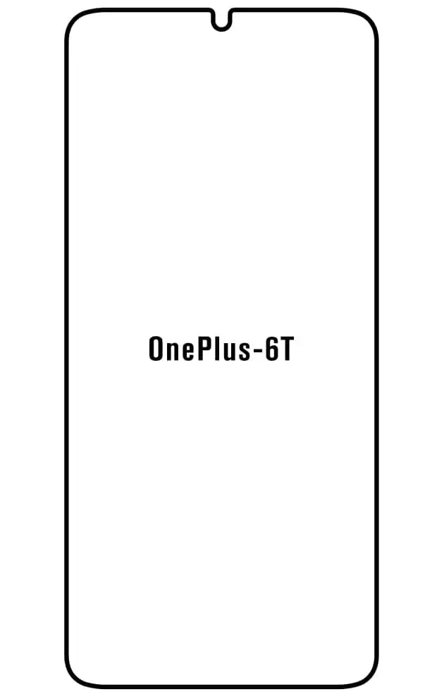 OnePlus 6T Přední Hydrogel ochranná fólie