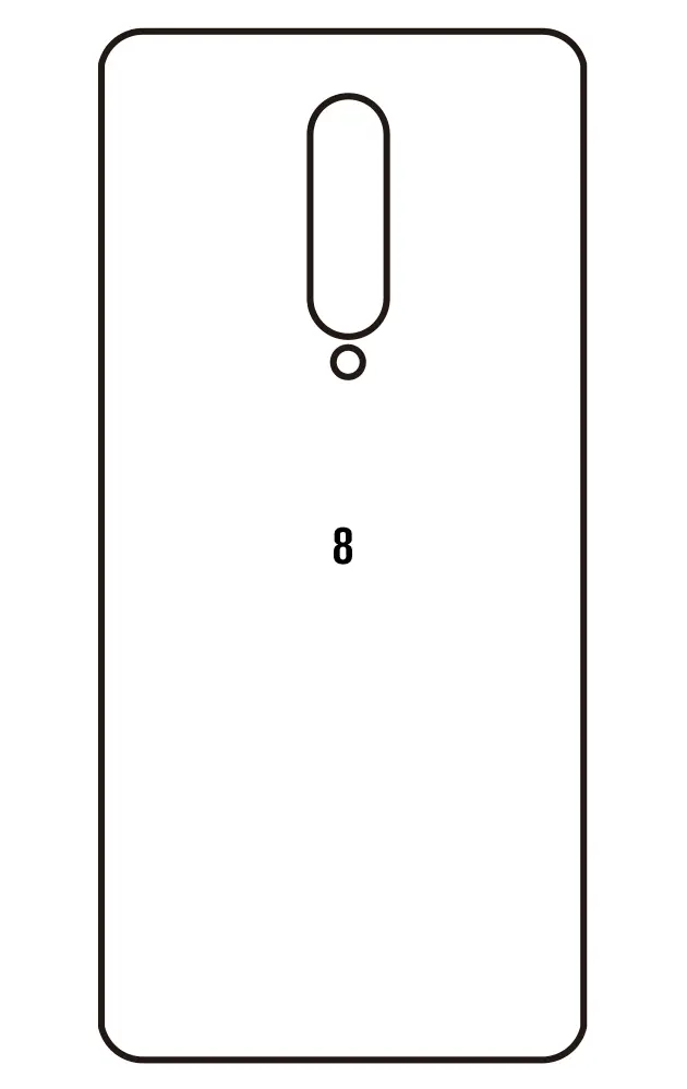 OnePlus 8 Zadní Hydrogel ochranná fólie