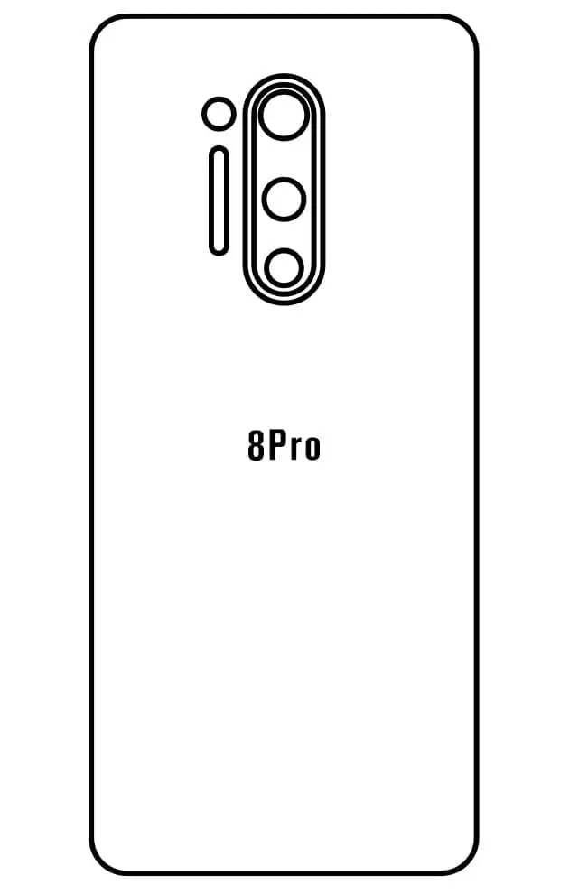 OnePlus 8 Pro Zadní Hydrogel ochranná fólie