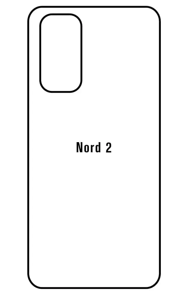 OnePlus Nord 2 5G Zadní Hydrogel ochranná fólie