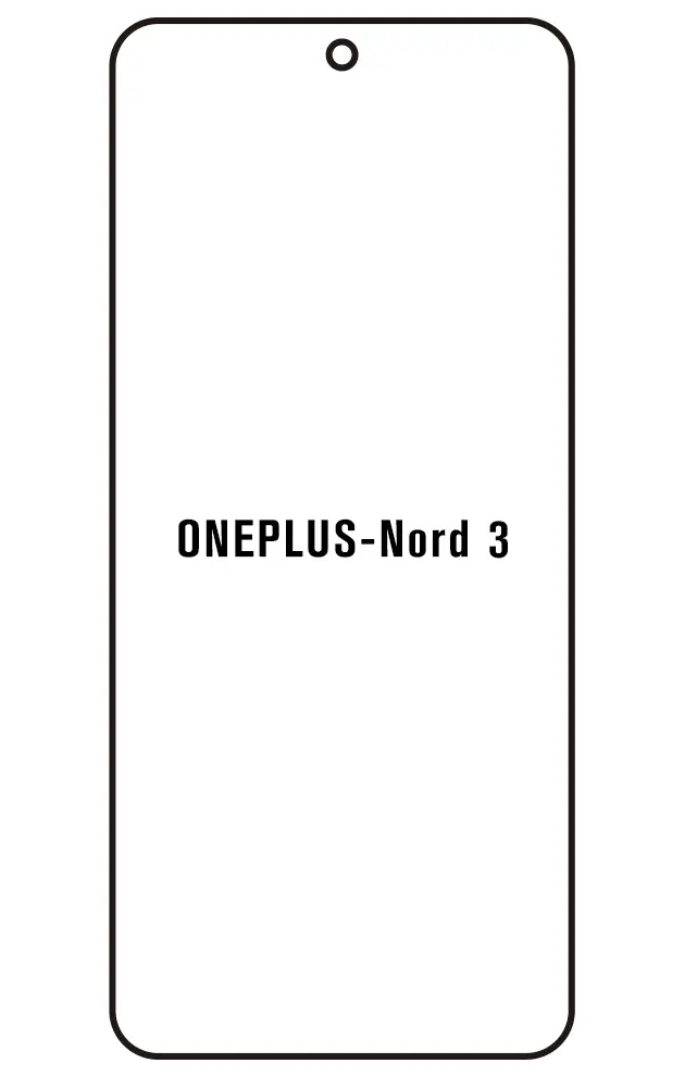 OnePlus Nord 3 5G Přední Hydrogel ochranná fólie