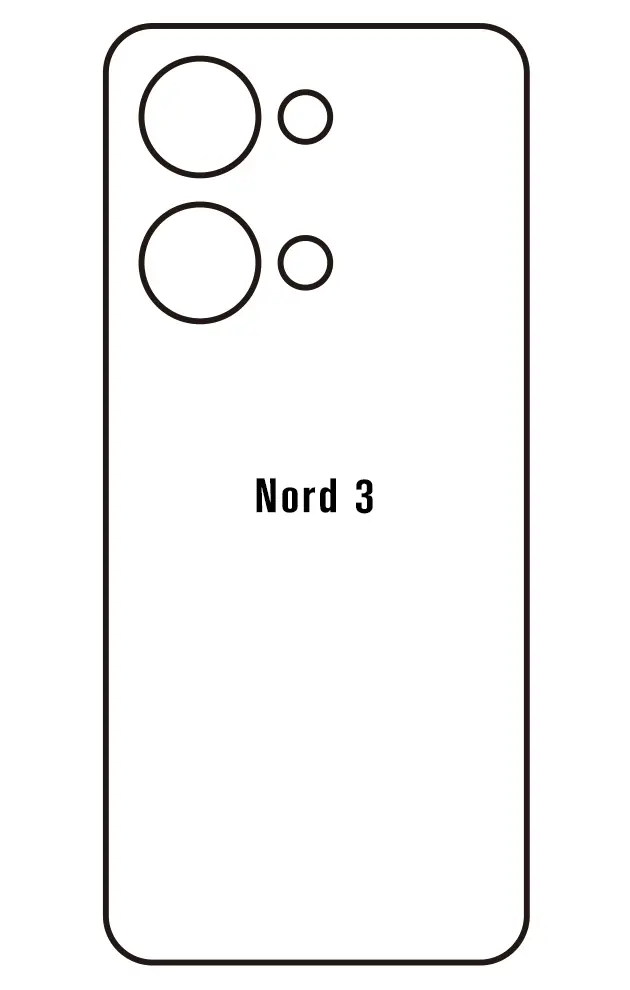 OnePlus Nord 3 5G Zadní Hydrogel ochranná fólie