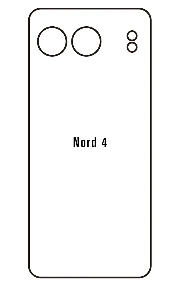 OnePlus Nord 4 Zadní Hydrogel ochranná fólie