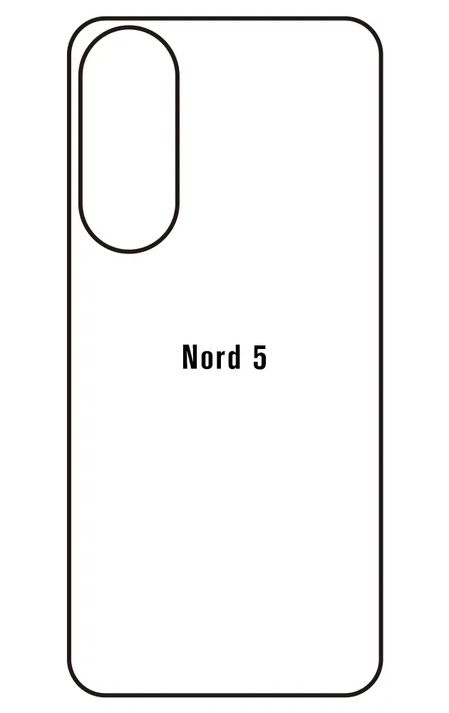 OnePlus Nord 5 Zadní Hydrogel ochranná fólie
