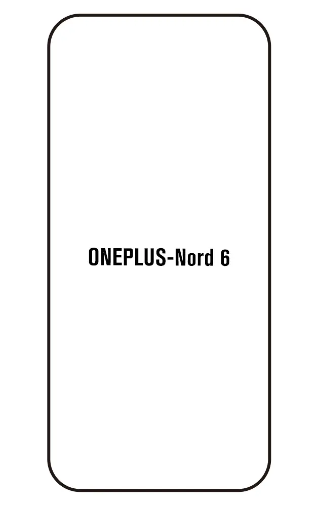 OnePlus Nord 6 Přední Hydrogel ochranná fólie