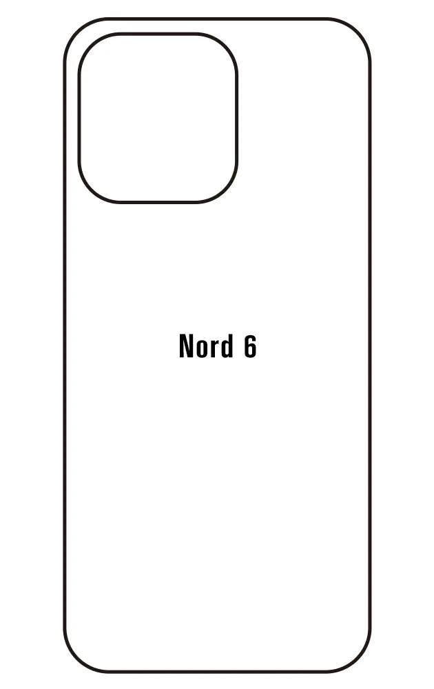 OnePlus Nord 6 Zadní Hydrogel ochranná fólie