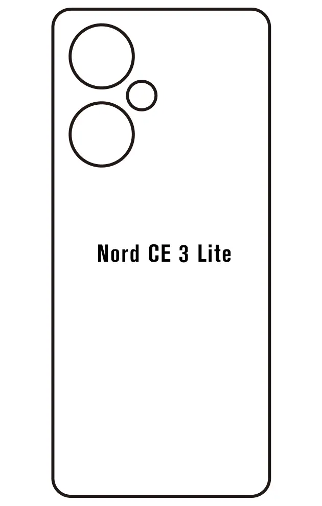 OnePlus Nord CE 3 Lite 5G Zadní Hydrogel ochranná fólie