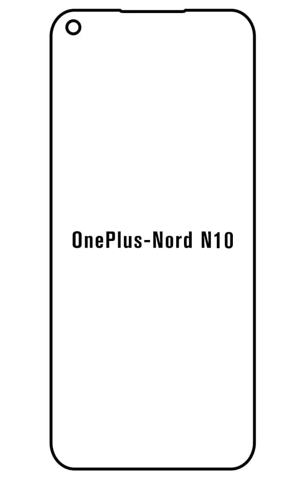OnePlus Nord N10 5G Přední Hydrogel ochranná fólie