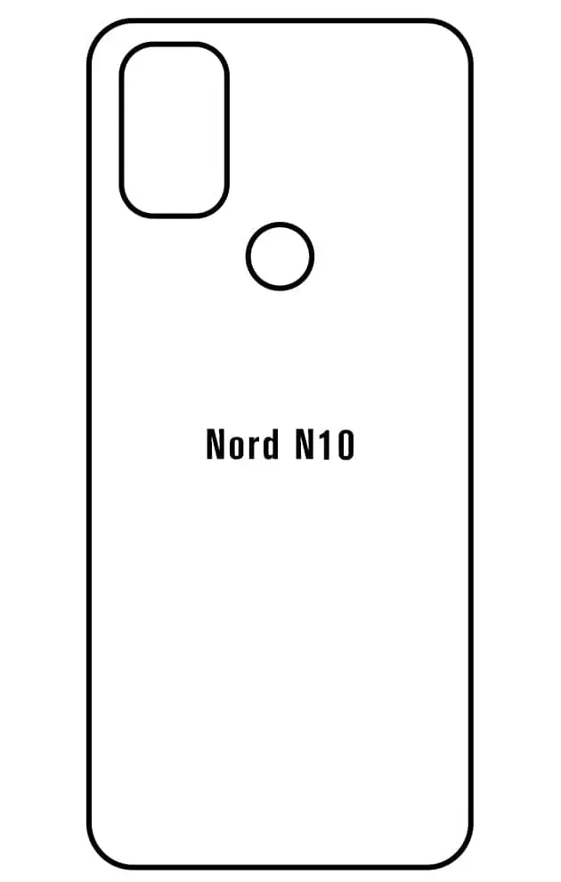 OnePlus Nord N10 5G Zadní Hydrogel ochranná fólie