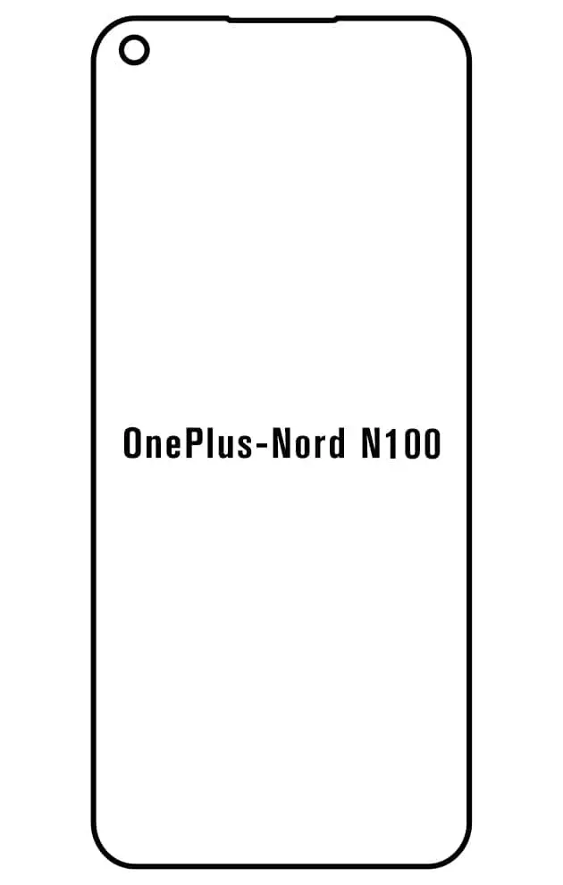 OnePlus Nord N100 Přední Hydrogel ochranná fólie