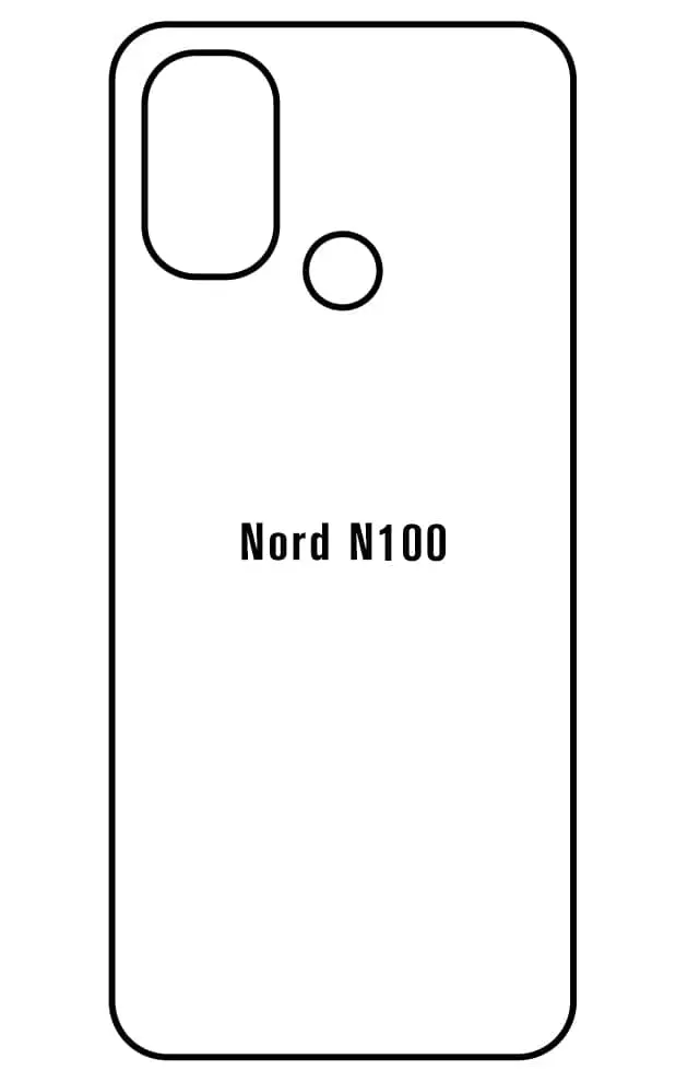 OnePlus Nord N100 Zadní Hydrogel ochranná fólie