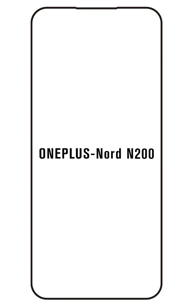 OnePlus Nord N200 5G Přední Hydrogel ochranná fólie