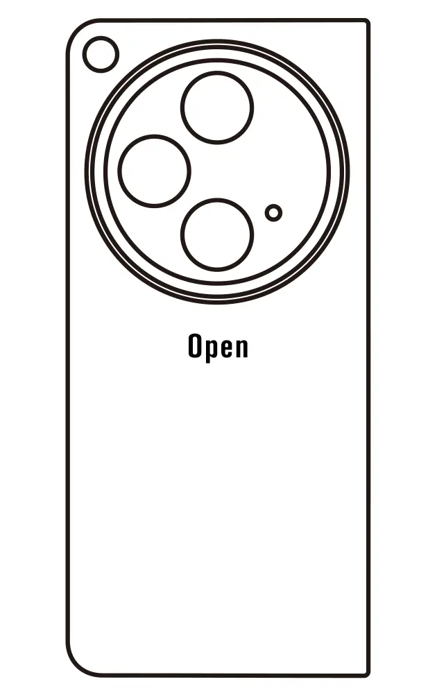 OnePlus Open Zadní Hydrogel ochranná fólie