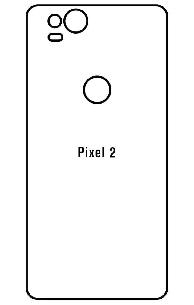 Google Pixel 2 Zadní Hydrogel ochranná fólie