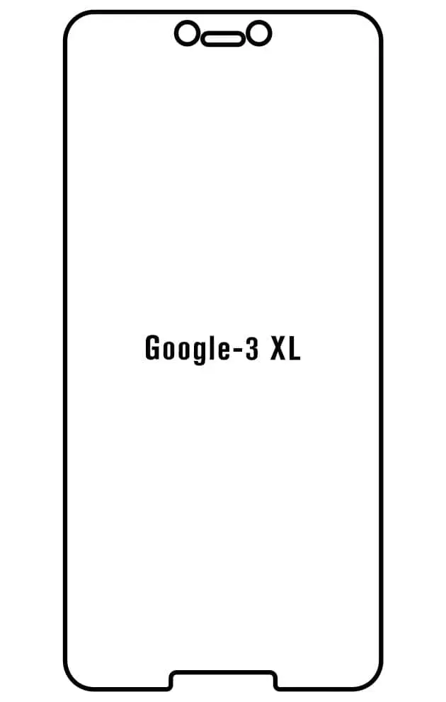 Google Pixel 3 XL Přední Hydrogel ochranná fólie