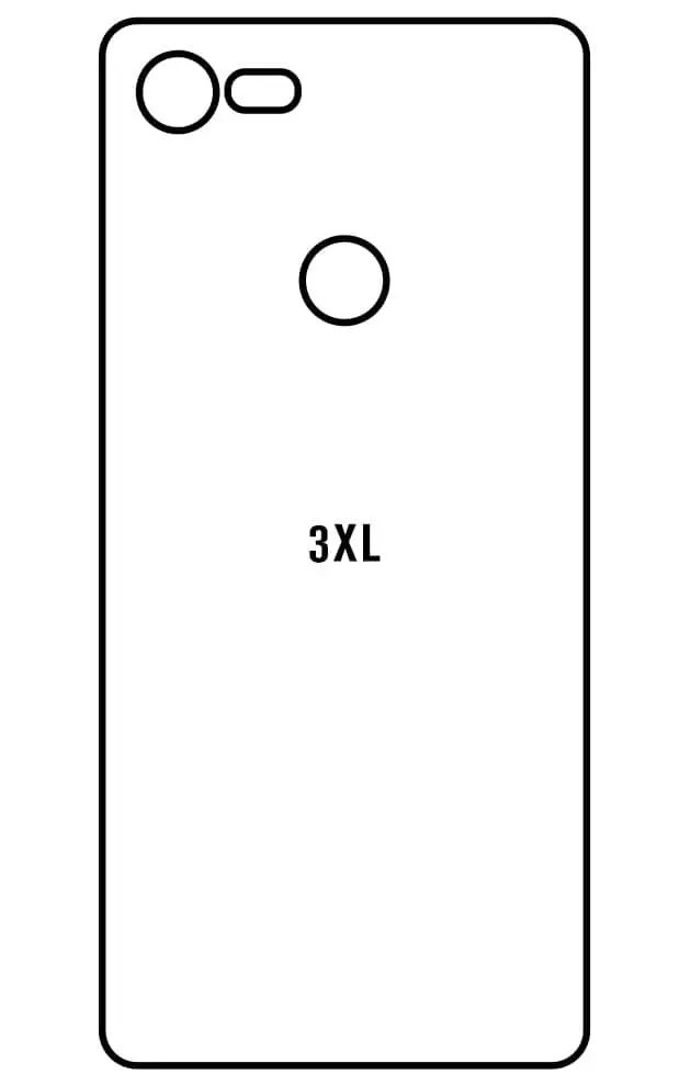 Google Pixel 3 XL Zadní Hydrogel ochranná fólie