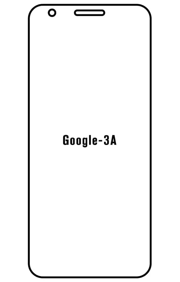 Google Pixel 3A Přední Hydrogel ochranná fólie