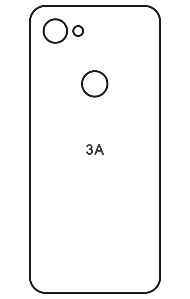 Google Pixel 3A Zadní Hydrogel ochranná fólie