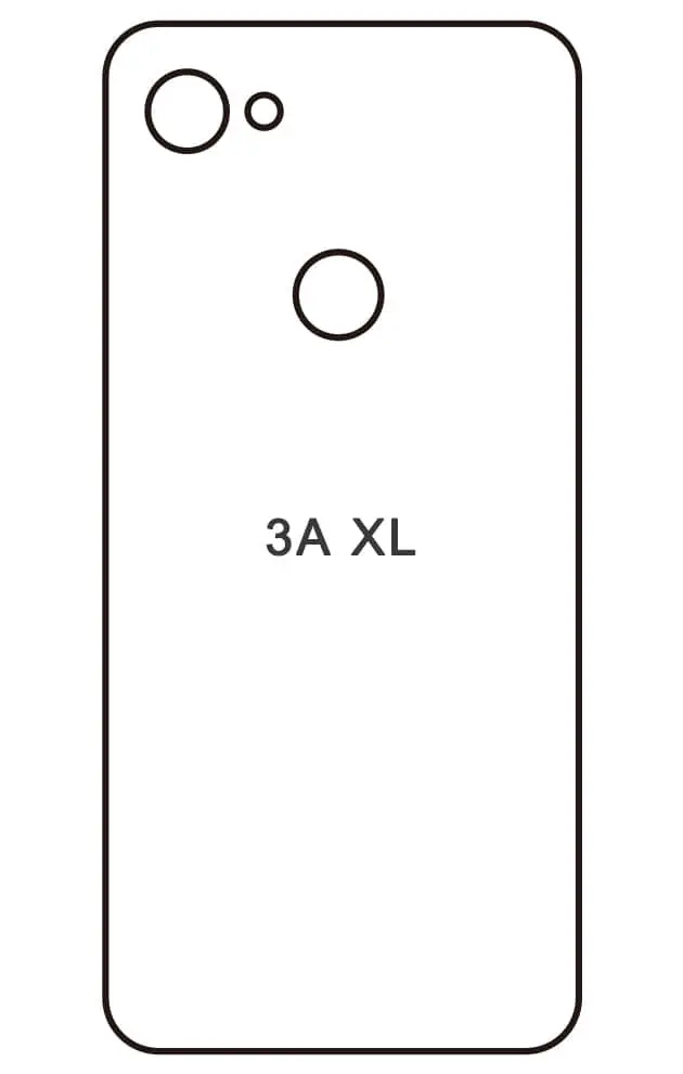 Google Pixel 3A XL Zadní Hydrogel ochranná fólie