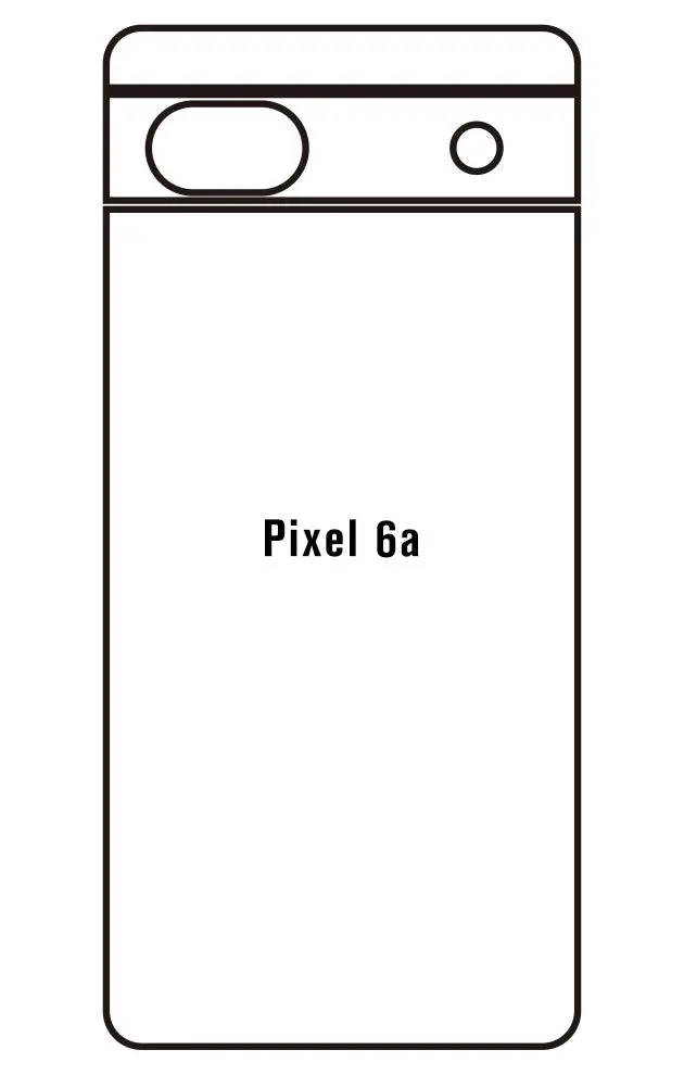 Google Pixel 6a Zadní Hydrogel ochranná fólie