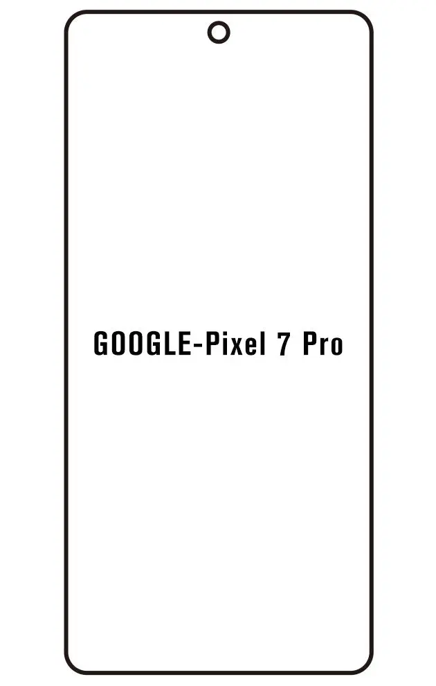 Google Pixel 7 Pro Přední Hydrogel ochranná fólie