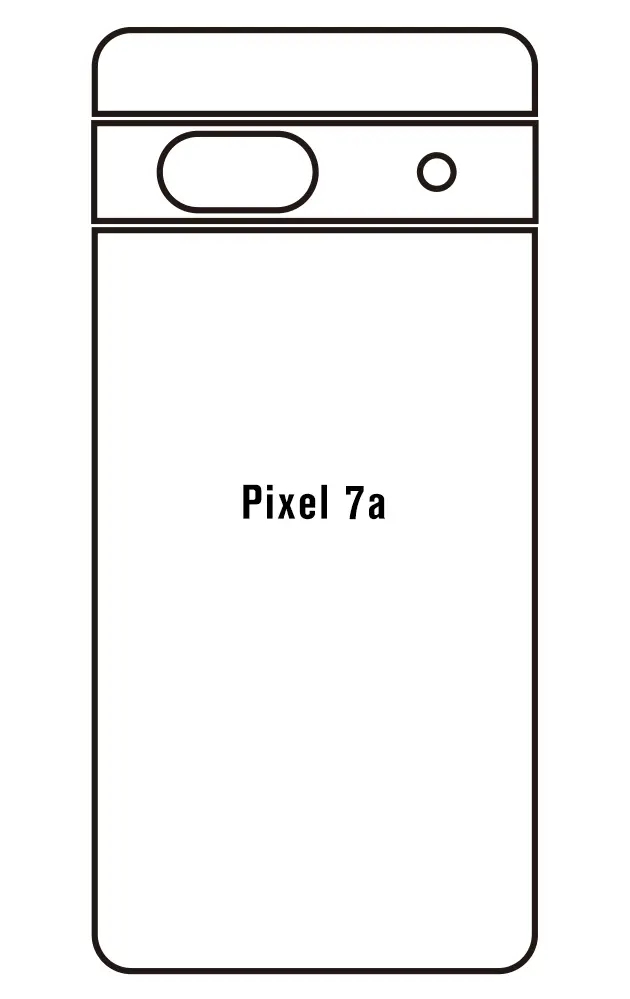 Google Pixel 7a Zadní Hydrogel ochranná fólie
