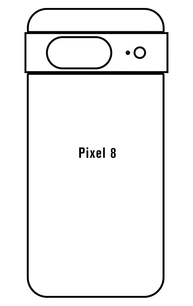 Google Pixel 8 Zadní Hydrogel ochranná fólie