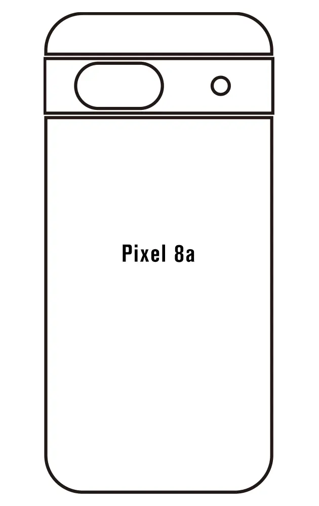 Google Pixel 8a Zadní Hydrogel ochranná fólie
