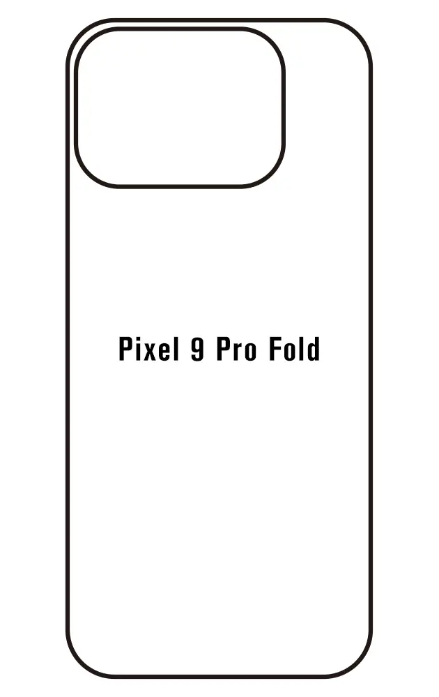 Google Pixel 9 Pro Fold Zadní Hydrogel ochranná fólie