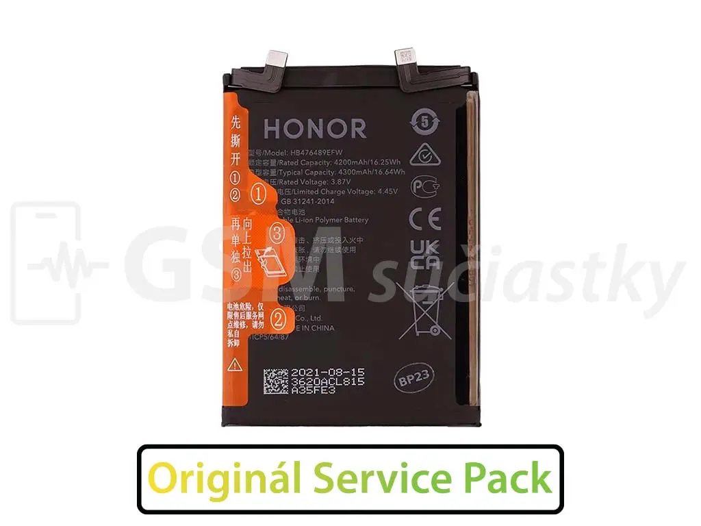 Originální baterie HB476489EFW pro Huawei Nova 9, Honor 50