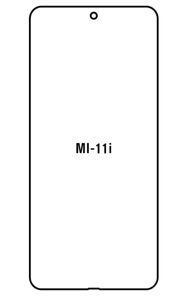Xiaomi Mi 11i Přední Hydrogel ochranná fólie