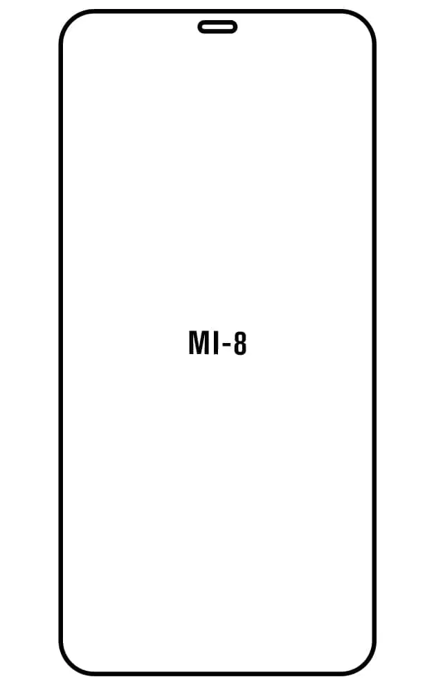 Xiaomi Mi 8 Přední Hydrogel ochranná fólie