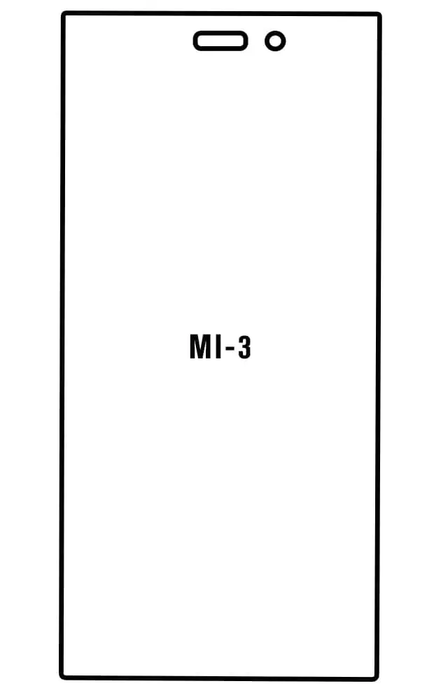 Xiaomi Mi 3 Přední Hydrogel ochranná fólie