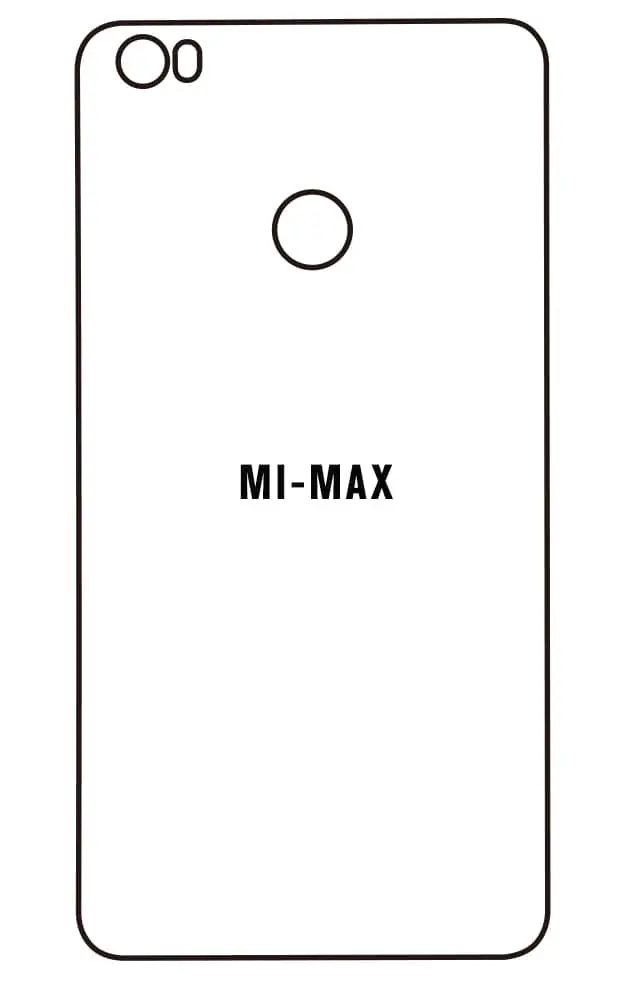 Xiaomi Mi Max Zadní Hydrogel ochranná fólie