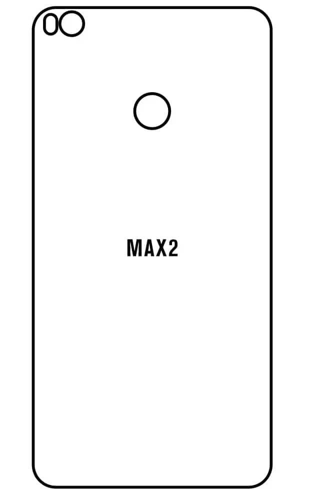 Xiaomi Mi Max 2 Zadní Hydrogel ochranná fólie