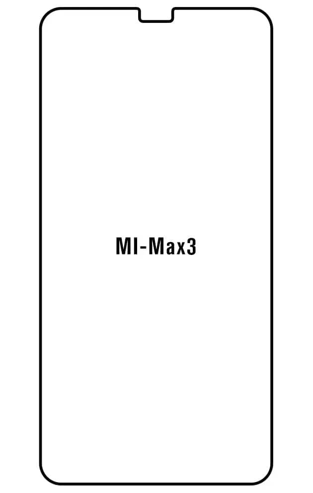 Xiaomi Mi Max 3 Přední Hydrogel ochranná fólie
