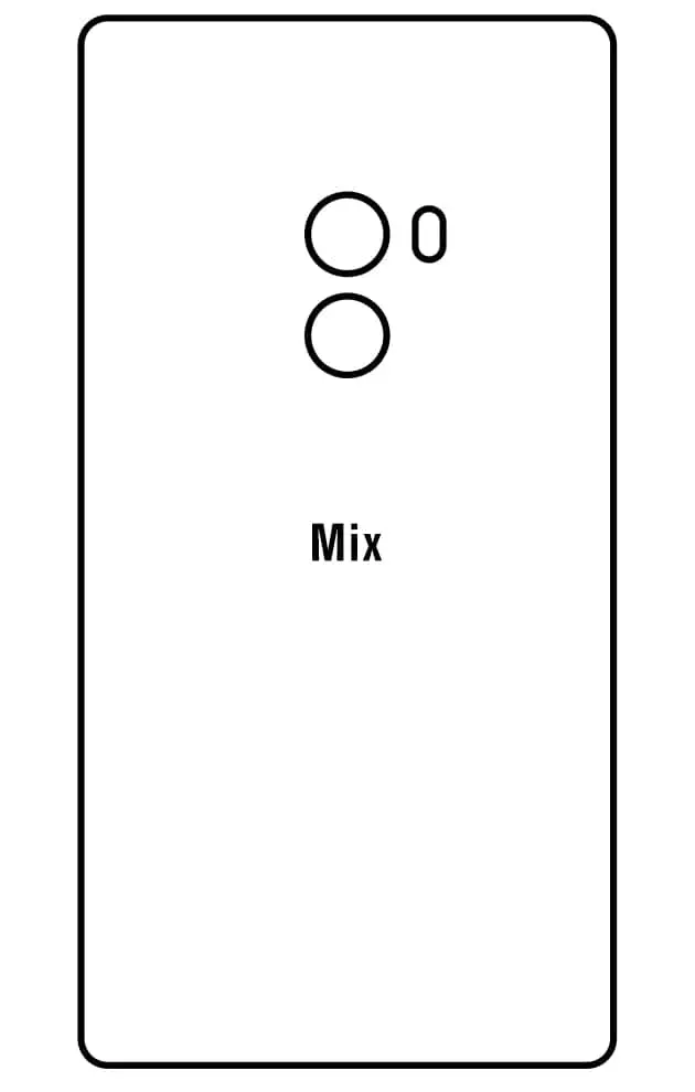 Xiaomi Mi Mix Zadní Hydrogel ochranná fólie