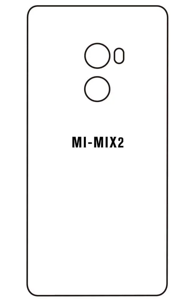 Xiaomi Mi Mix 2 Zadní Hydrogel ochranná fólie